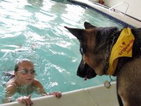 Wyatt Plays Life Guard