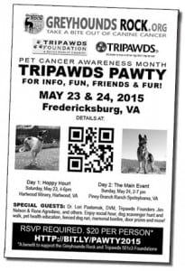 tripawds pawty flier