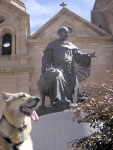St. Francis of Assisi Statue at Santa Fe, NM