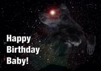 Spirit Lalla Constellation Birthday Greeting