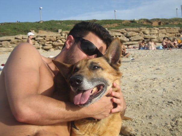 Star, Israeli IDF K9 Unit Tripod Dog with Handler Gil