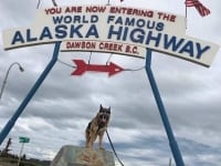 Wyatt makes it to Mile 0 on The Alaska Highway