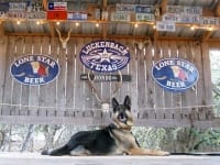 Wyatt on stage at Luckenbach, Texas