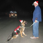 Wyatt dressed up for Founrain of Youth Christmas Parade