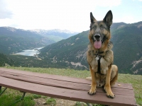 Wyatt atop Gold Hill