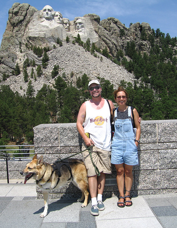 Jerry and his people at Mt. Rushmore