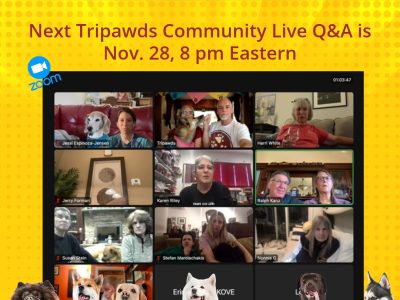 November Tripawds Live Q&A Call