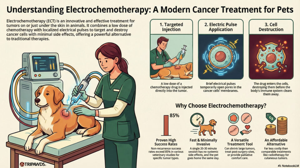 A simplified explanation of electrochemotherapy. 
