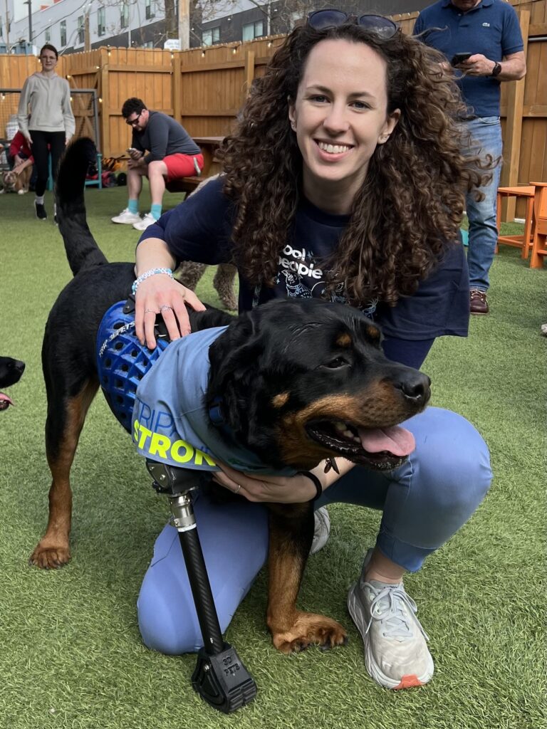 3D Pets Lydia and her Tripawd Tripp