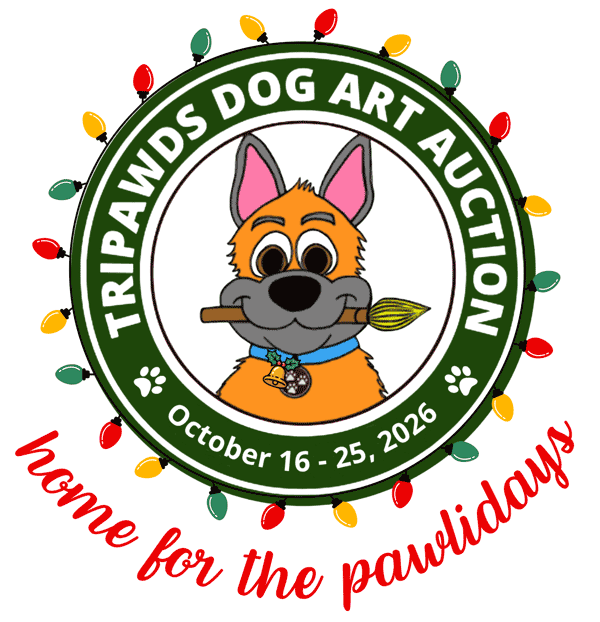 Tripawds 2026 Dog Art Auction