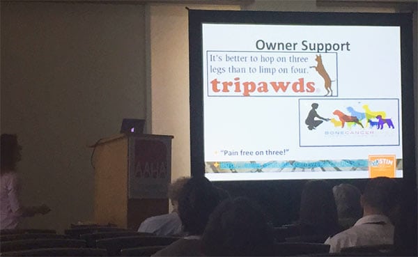 Tripawds at AAHA 2016