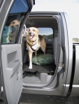 Jerry in his new truck at Samoa Beach
