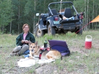 Rene and Jerry Camping at Gold Hill Lake