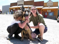 Wyatt with Dakota's Pack in Red Feather Lakes, CO