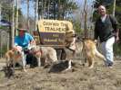 Three Legged Dog Party With Blind Chester on The Colorado Trail