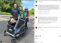 Team Tripawds Visits Burley