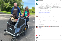 Team Tripawds Visits Burley