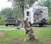 Boondocking at Harstad Park near Eau Claire, WI