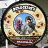 With Barney at Ben and Jerry's