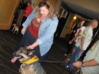 Wyatt meets pet bloggers at BlogPaws