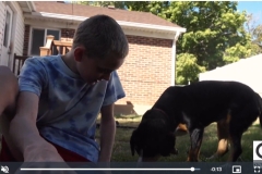 3-legged dog gives Utah boy courage to deal with rare genetic disorder