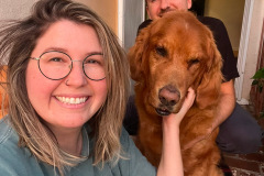 Mary with Liam Wilson Tripawd Osteosarcoma Survivor